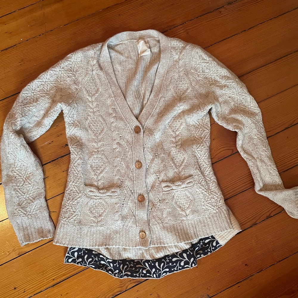 Anthropologie Knit Cardigan Sweater